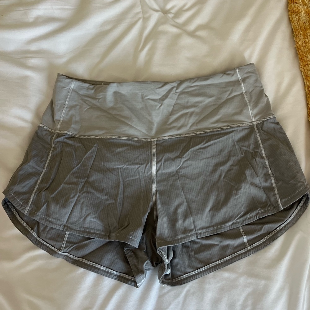 Lululemon Athletica Gray Athletic Shorts